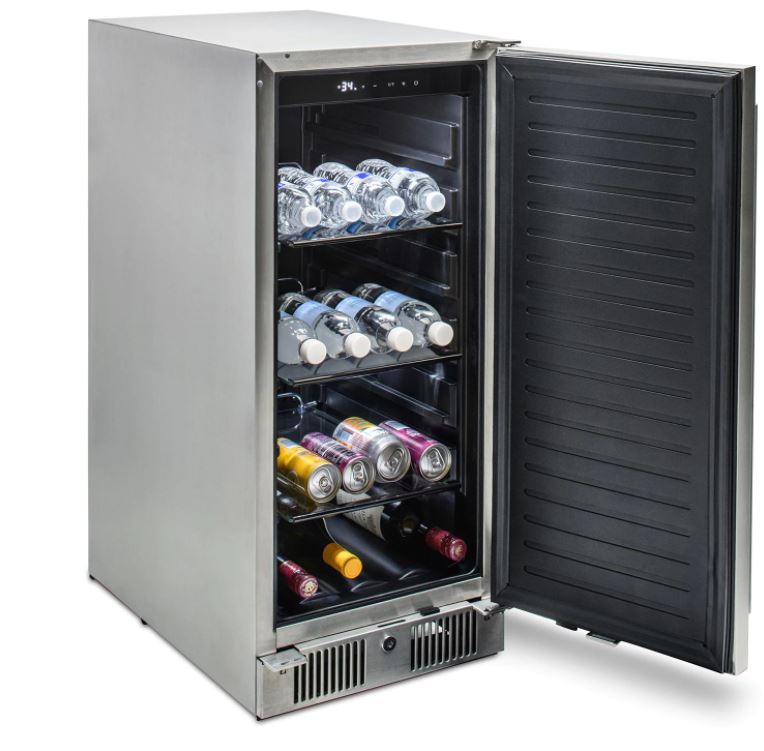 Blaze 24-Inch 5.5 Cu. Ft. and 15-Inch Outdoor Rated Compact Solid Refrigerator