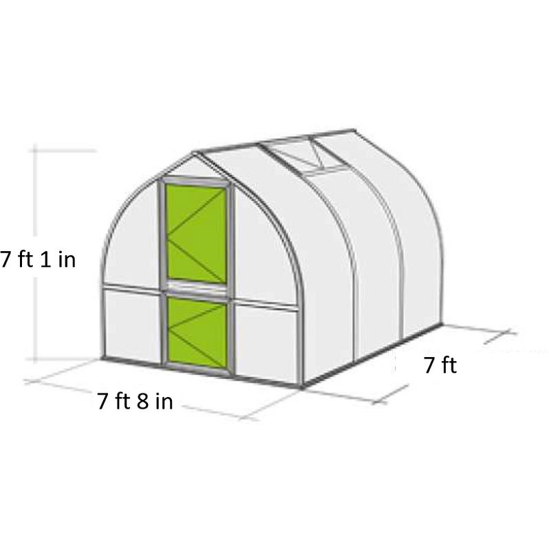 Exaco Hoklartherm Riga III 9'8" x 10'6" Greenhouse