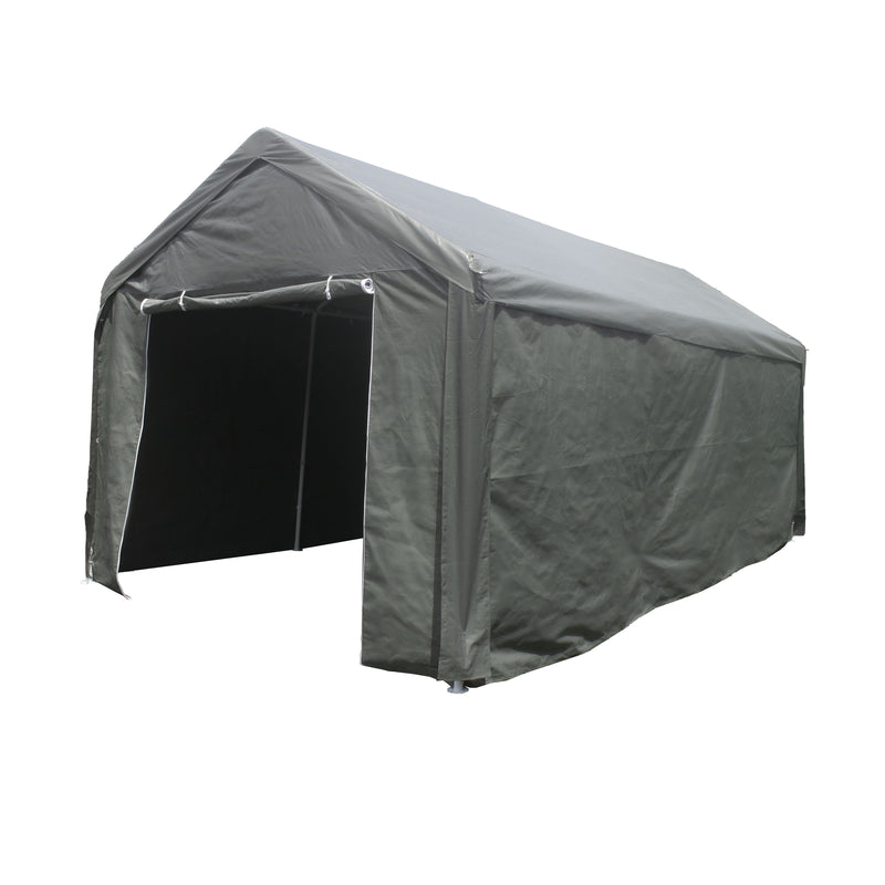 ALEKO Heavy Duty Outdoor Canopy Carport Tent - 10 X 20 FT - Gray
