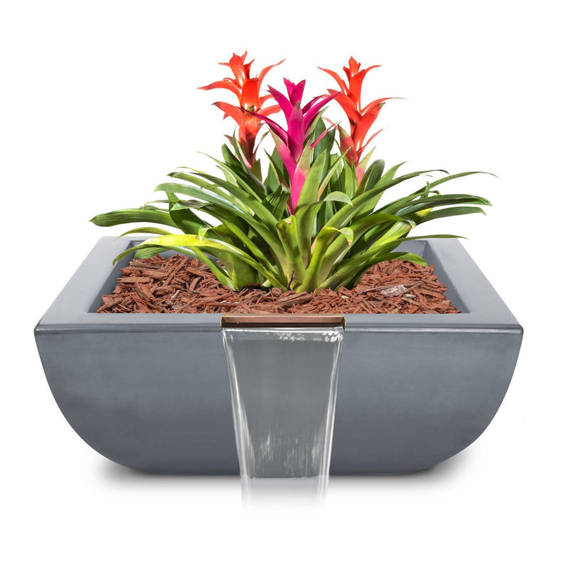 The Outdoor Plus Avalon GFRC Planter Bowl with Water 24/30/36 inches