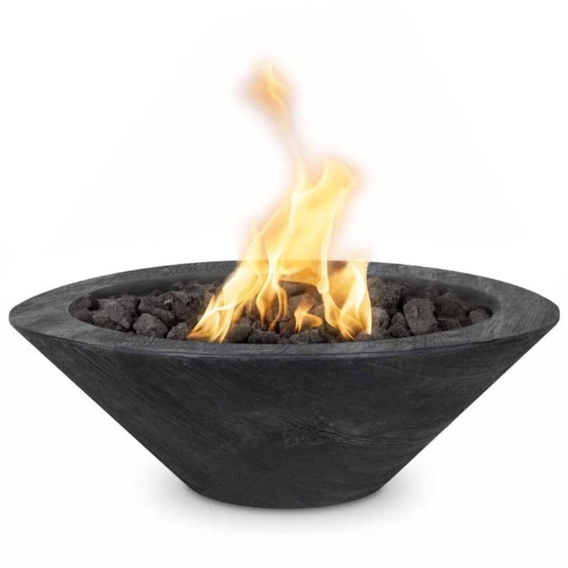 The Outdoor Plus Cazo Wood Grain Fire Bowl 32 inches