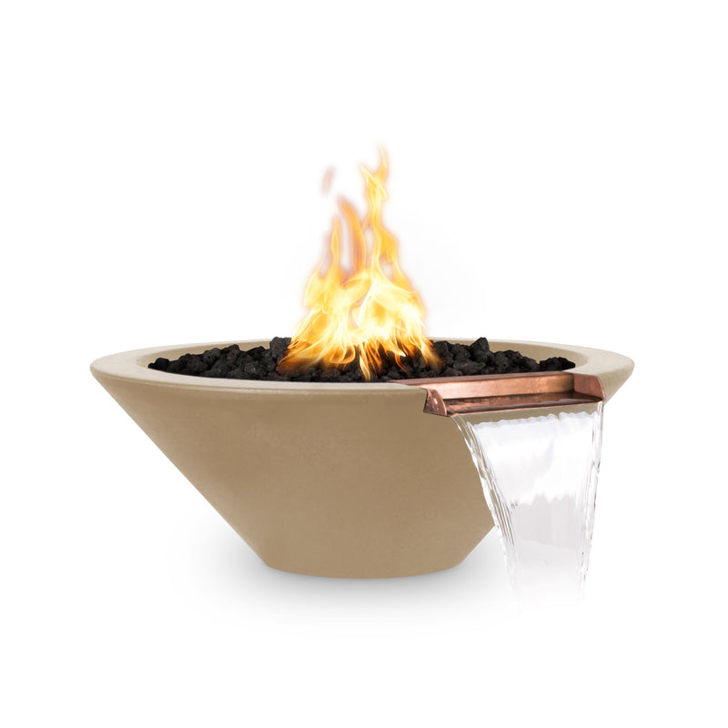 The Outdoor Plus Cazo GFRC Fire & Water Bowl 31 inches