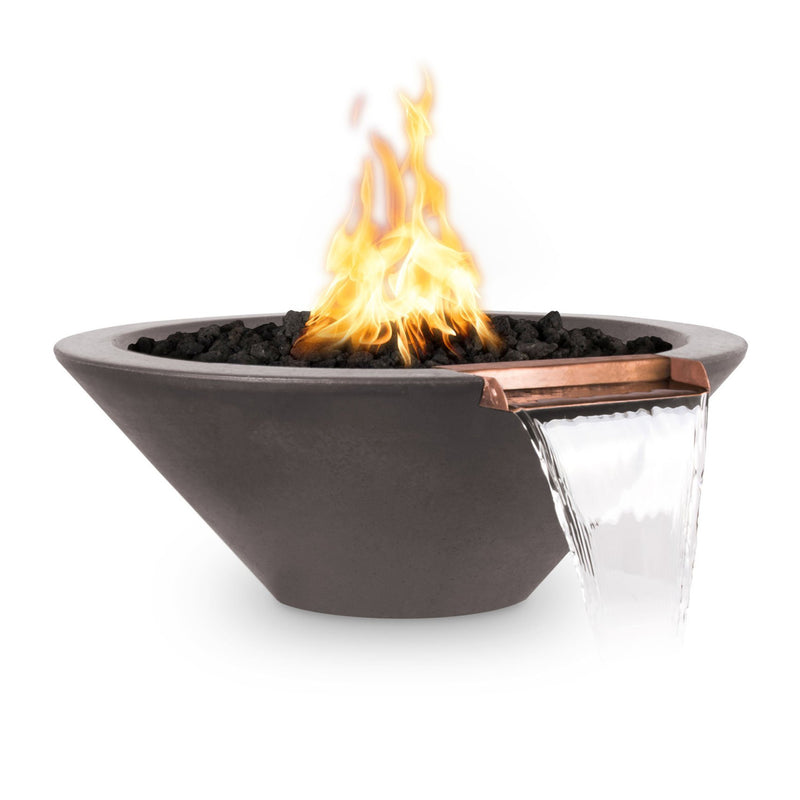 The Outdoor Plus Cazo GFRC Fire & Water Bowl 24 inches