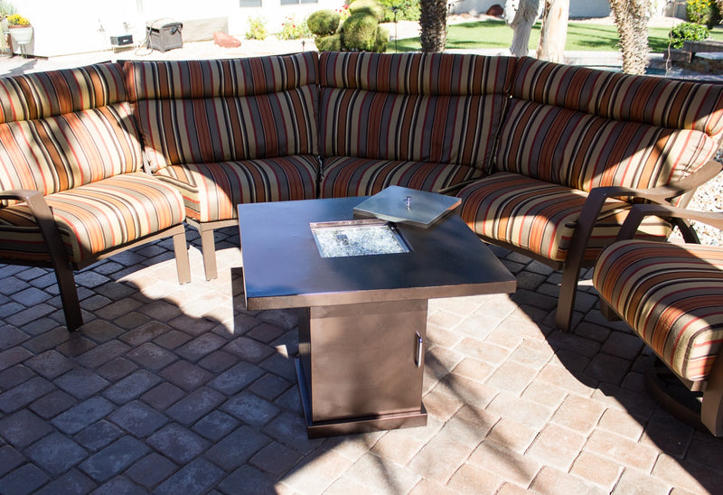 AZ Patio Heaters | 30" Conventional Fire Pit in Hammered Bronze