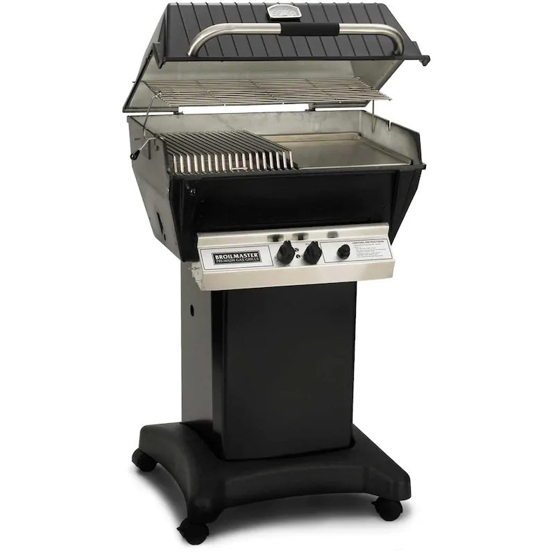 Broilmaster P3-XF Premium Propane Gas Grill On Black Cart Size 442 Sq. Inches