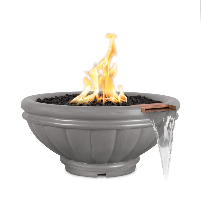 The Outdoor Plus Roma GFRC Concrete Fire & Water Bowl 36 inches