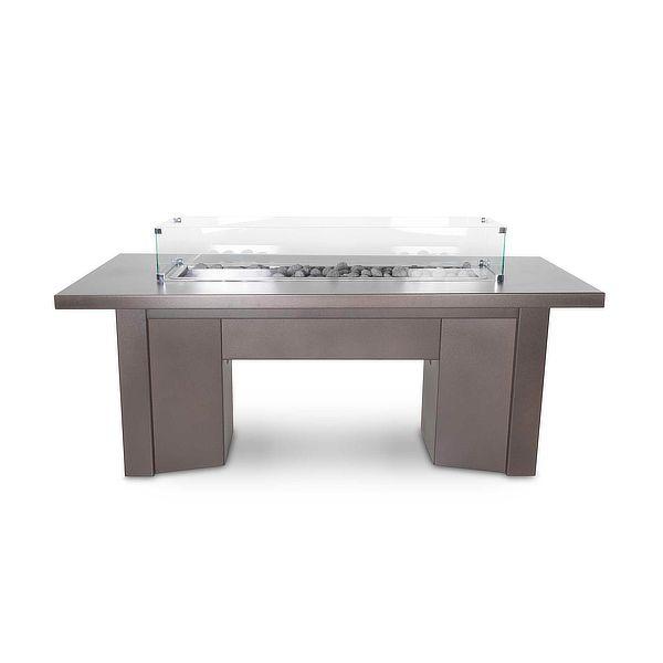 The Outdoor Plus Alameda Powder Coated Fire Table 78 inches