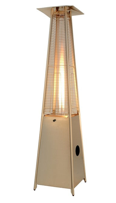 AZ Patio Heaters | Tall Quartz Glass Tube Heater - Stainless Steel