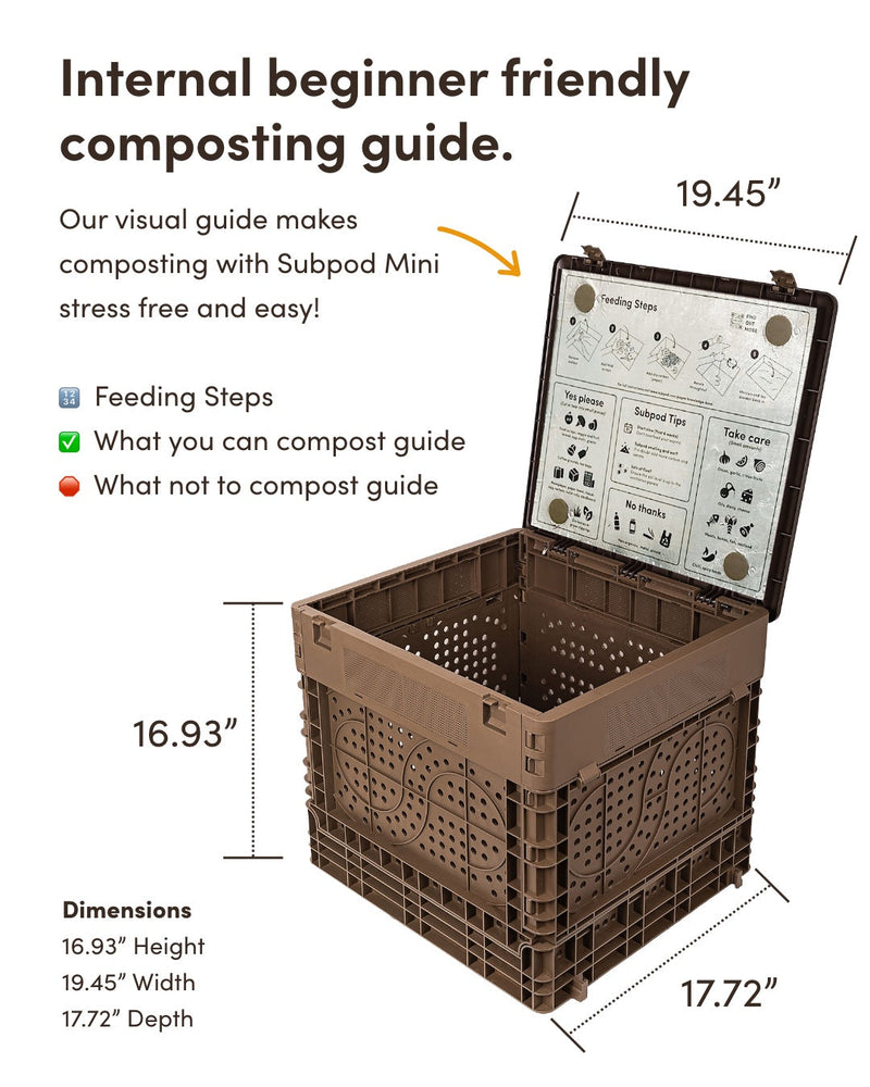 Subpod Mini Compost System | Grow Bundle