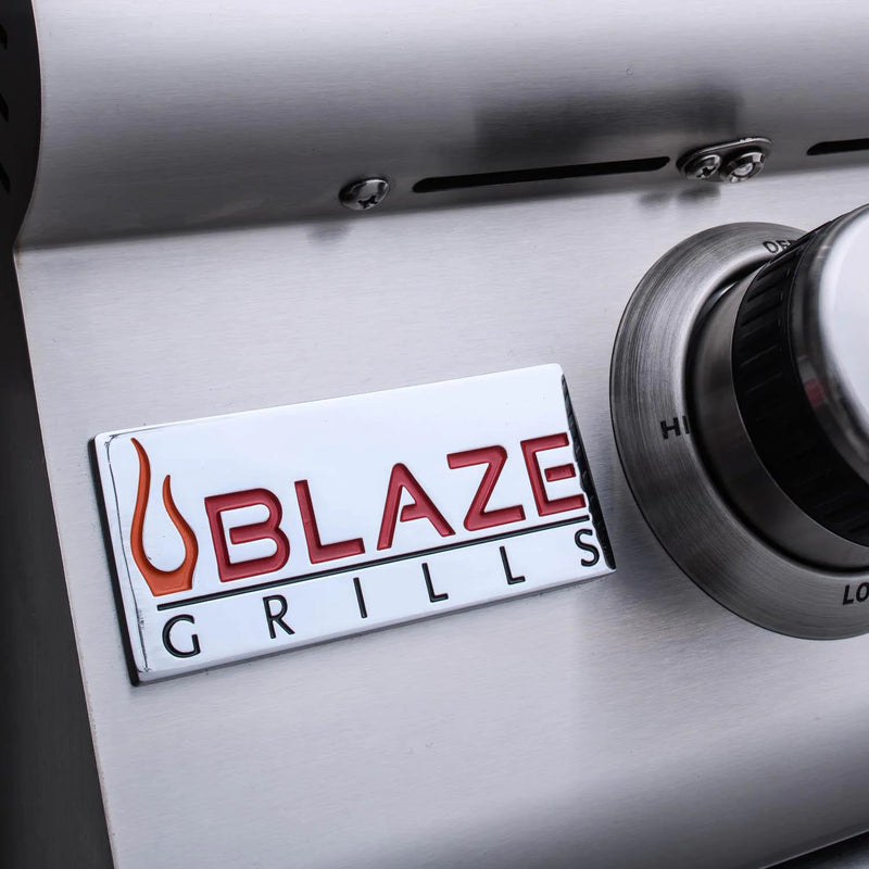 Blaze Premium LTE 32-Inch 4-Burner Built-In Natural Gas Grill With Rear Infrared Burner & Grill Lights - BLZ-4LTE2-NG