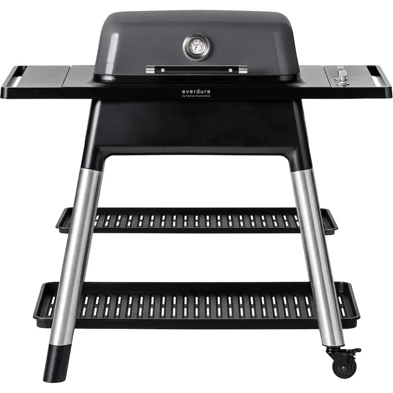 Everdure By Heston Blumenthal FORCE 48-Inch 2-Burner Propane Gas Grill With Stand - Graphite - HBG2GUS