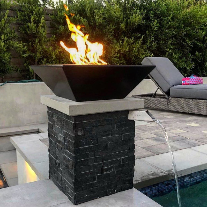 The Outdoor Plus Maya GFRC Fire Bowl 24 inches
