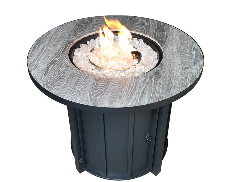 AZ Patio Heater | Wood Look Tile Top Fire Pit
