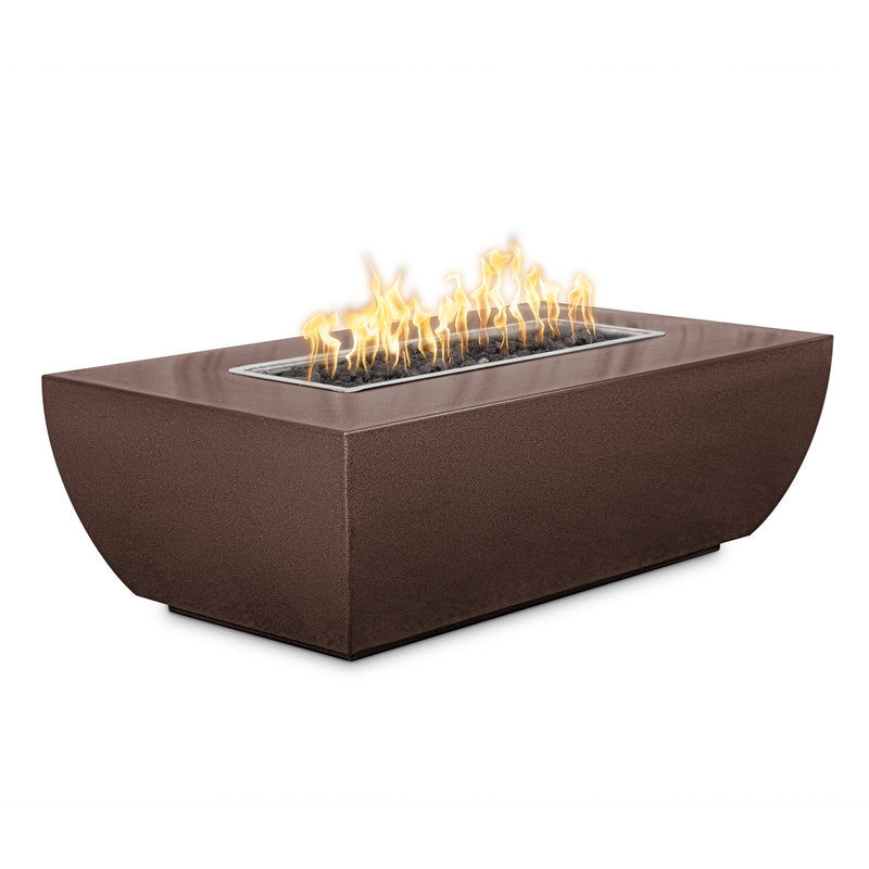 The Outdoor Plus Avalon Hammered Copper 15" Tall Fire Pit 48/60/72/84 inches