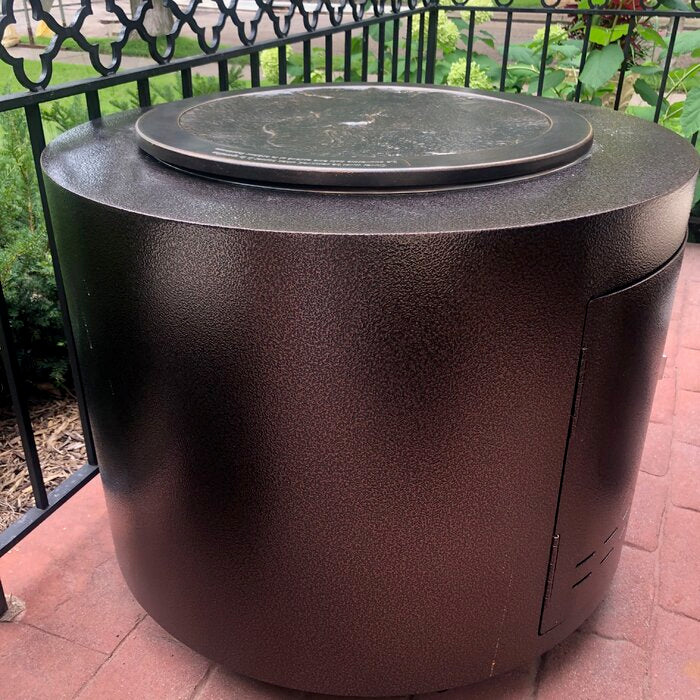 The Outdoor Plus Beverly Powder Coated Steel Fire Pit 30 inches