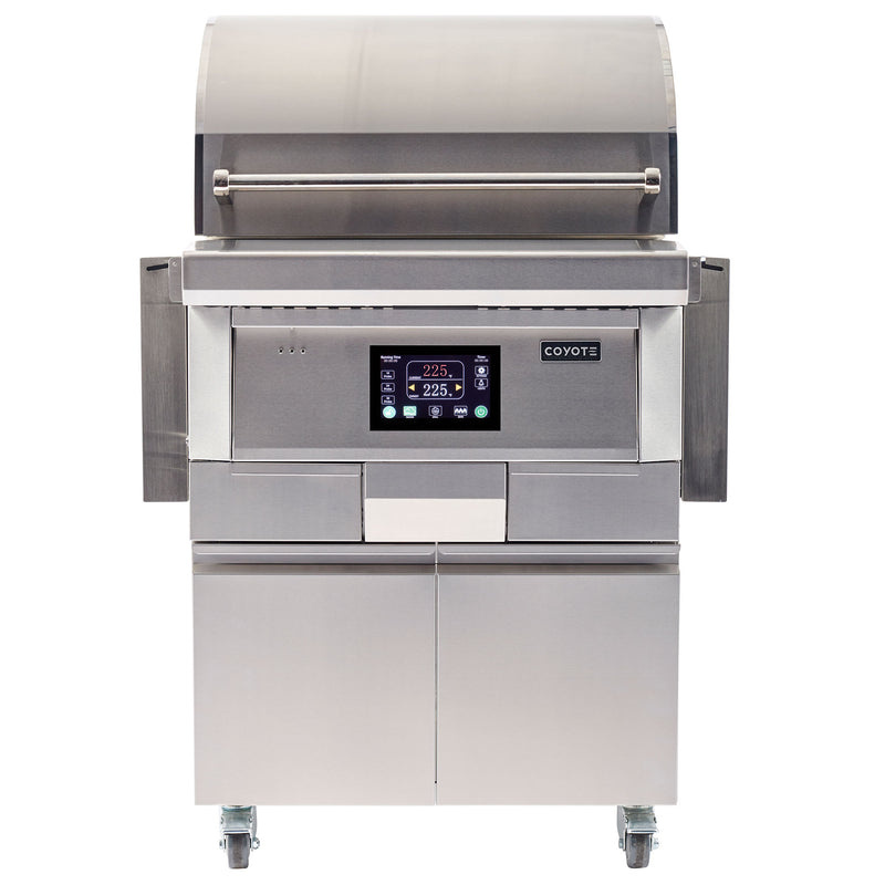Coyote 28" Built-in Freestanding Pellet Grill with Cart