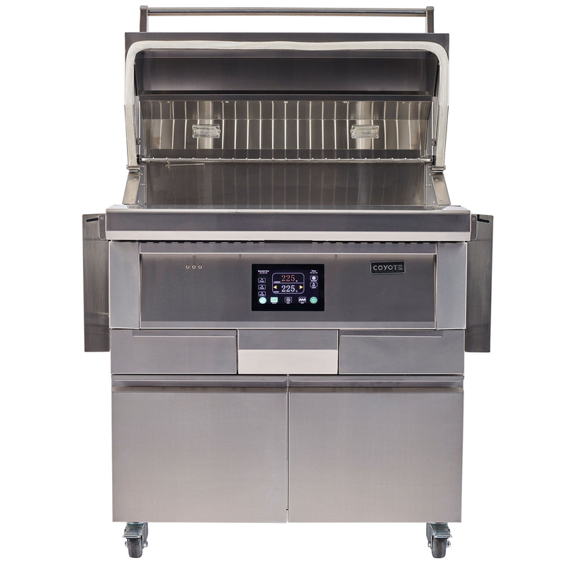 Coyote 36" Built-in Freestanding Pellet Grill with Cart