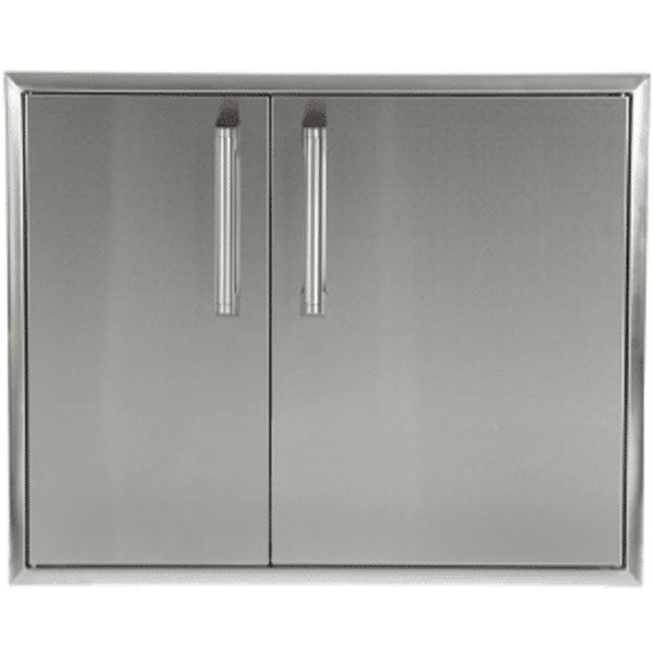 Coyote 31" Stainless Steel Dry Pantry - 2 Drawer Cab and Single Door