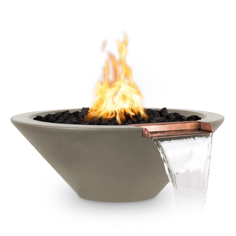 The Outdoor Plus Cazo GFRC Fire & Water Bowl 24 inches