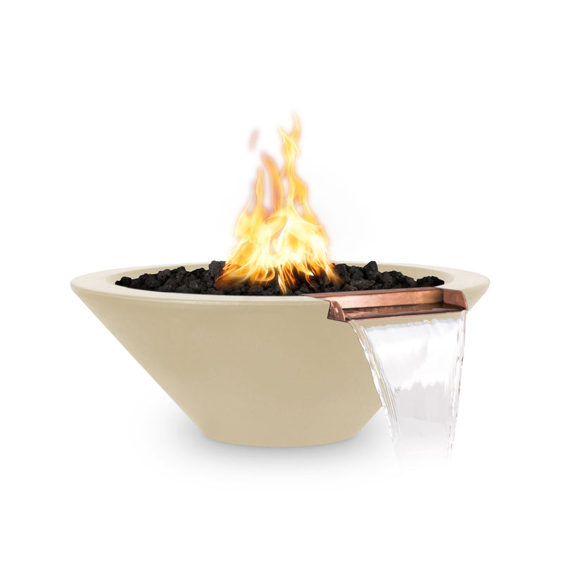 The Outdoor Plus Cazo GFRC Fire & Water Bowl 48 inches