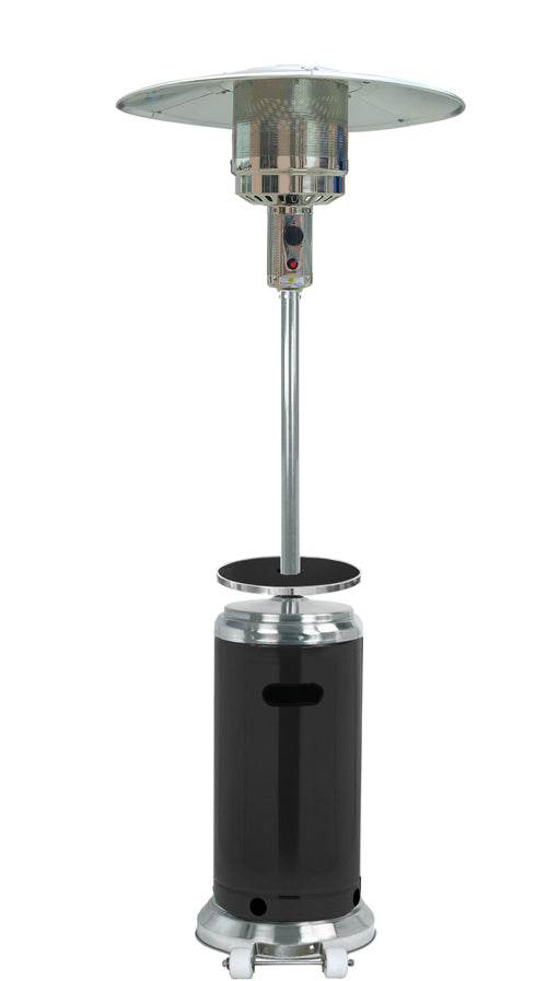 AZ Patio Heaters | Stainless Steel Outdoor Patio Heater with Table 87" Two Tone Black