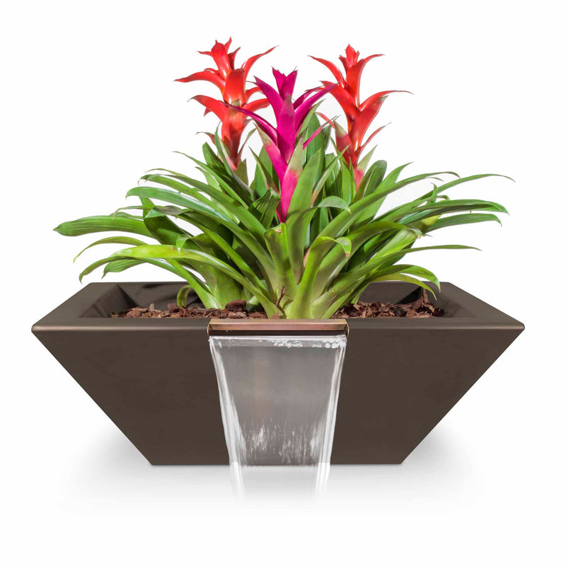 The Outdoor Plus Maya GFRC Planter Bowl with Water 24/30/36 inches