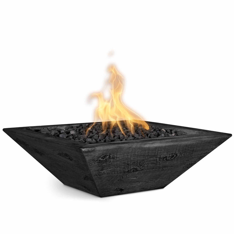 The Outdoor Plus Maya Wood Grain Fire Bowl 30 inches