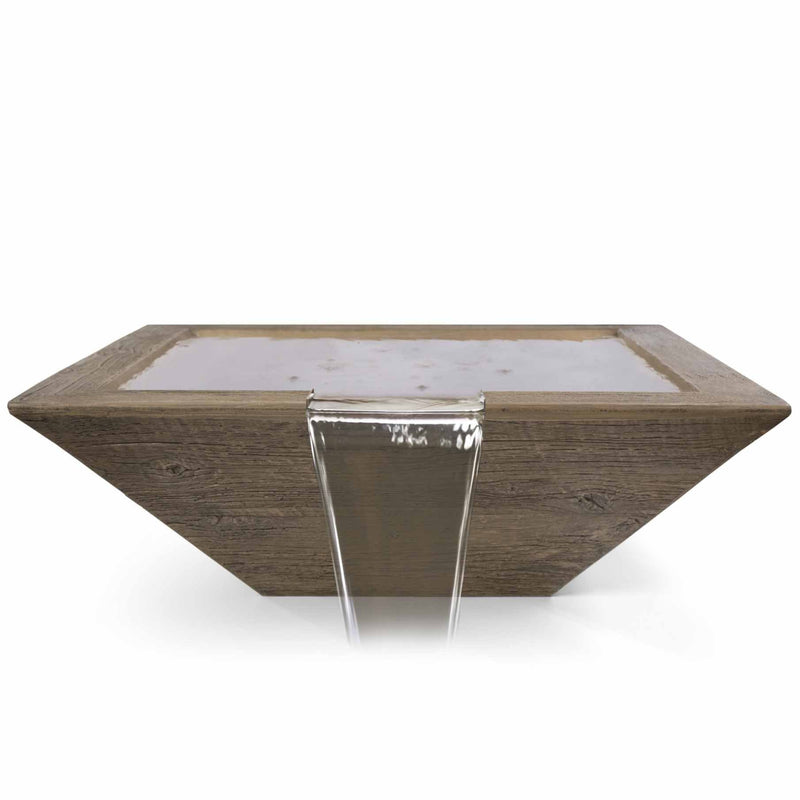 The Outdoor Plus Maya Wood Grain Water Bowl 24/30 inches
