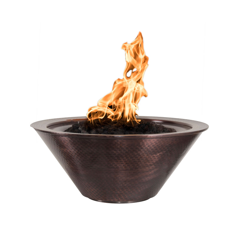 The Outdoor PlusCazo Hammered Copper Fire Bowl 24/30/36 inches