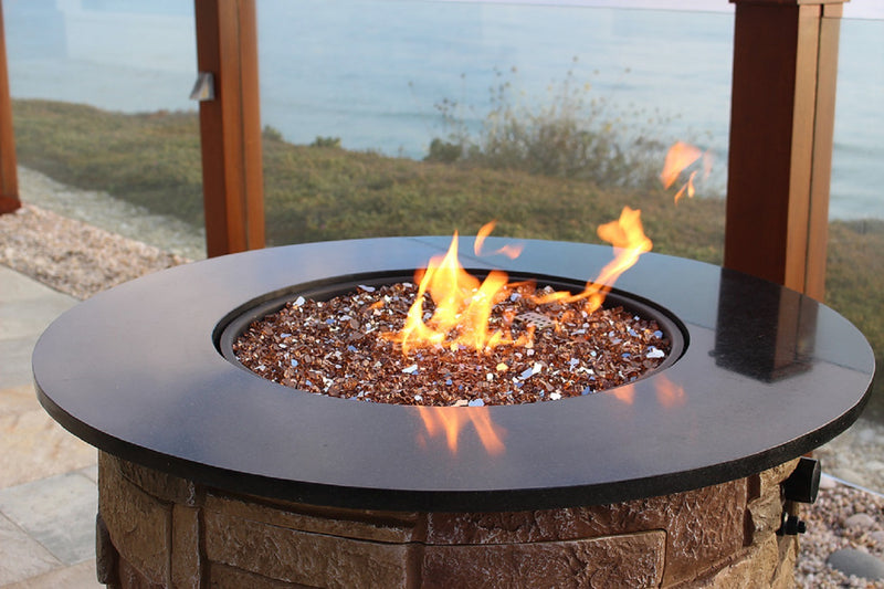 AZ Patio Heaters | Reflective Fire Glass - Copper