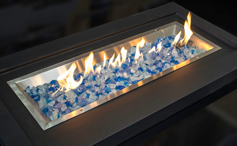 AZ Patio Heater | Recycled Fire Glass - Bahama Blend