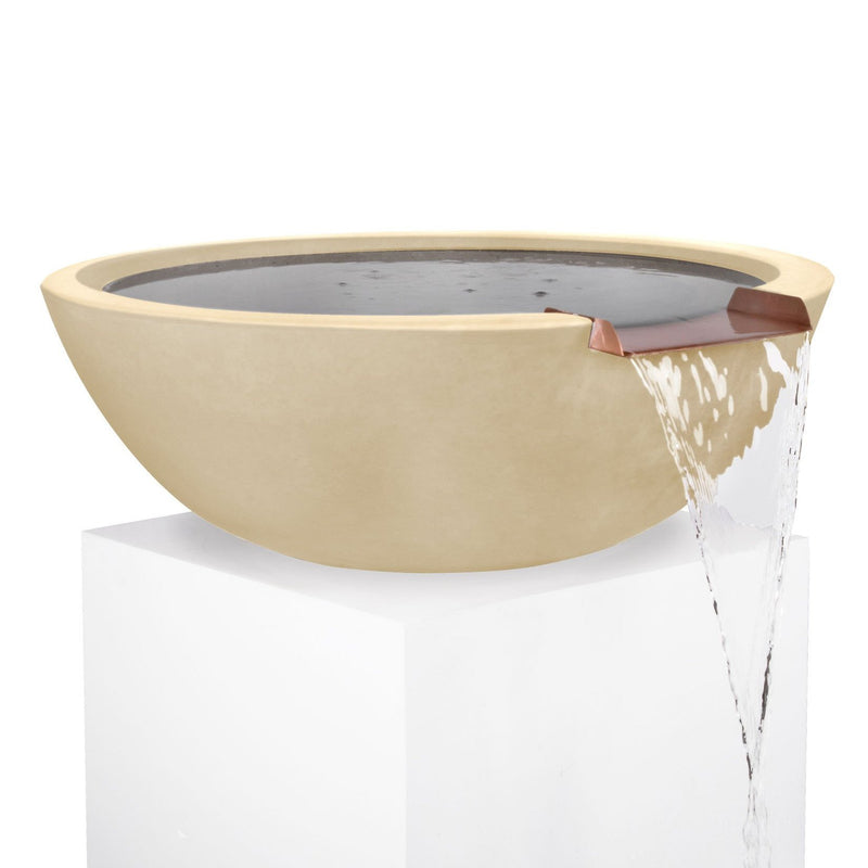 The Outdoor Plus Sedona GFRC Water Bowl 27/33 inches