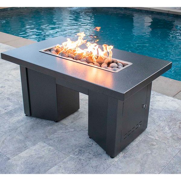 The Outdoor Plus Alameda Powder Coated Fire Table 60 inches