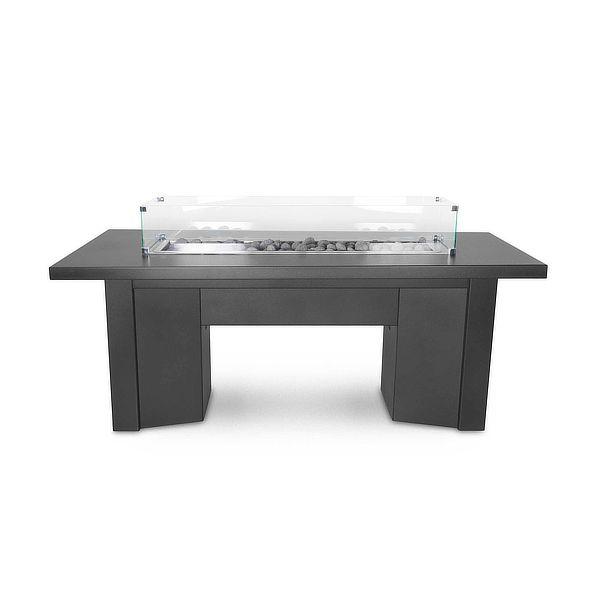 The Outdoor Plus Alameda Powder Coated Fire Table 78 inches