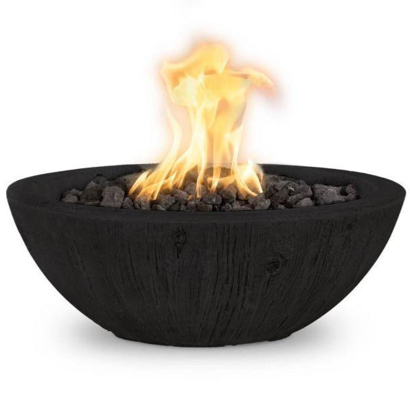 The Outdoor Plus Sedona Wood Grain Fire Bowl 27 inches