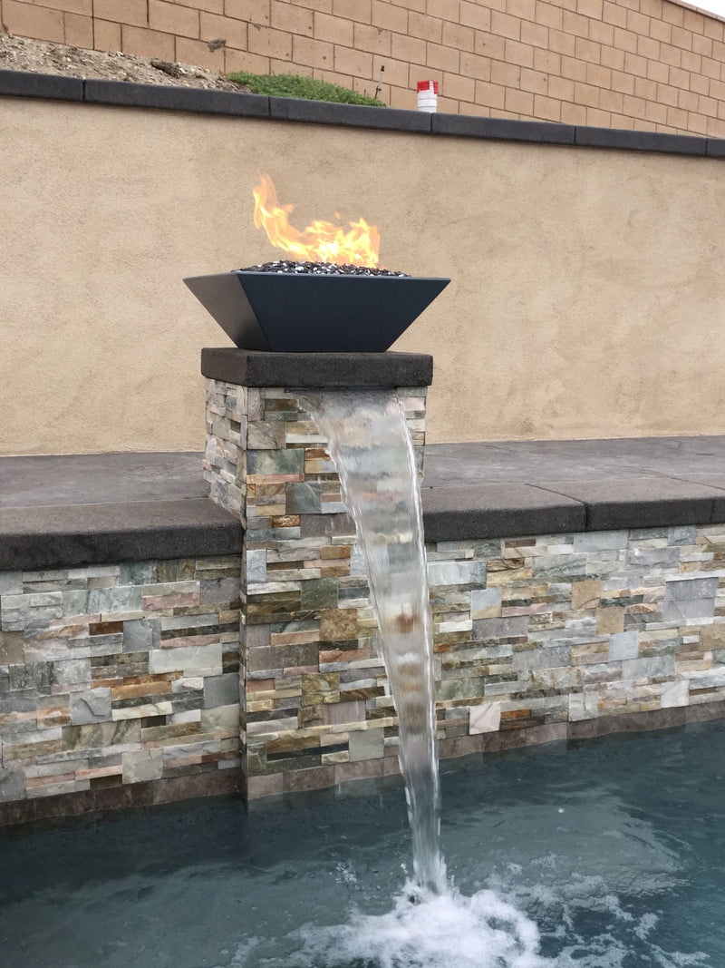 The Outdoor Plus Maya GFRC Fire Bowl 24 inches