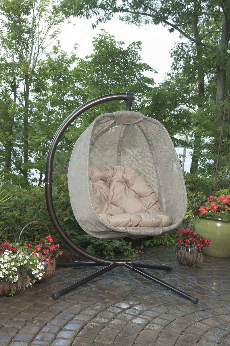 HANGING EGG PATIO CHAIR