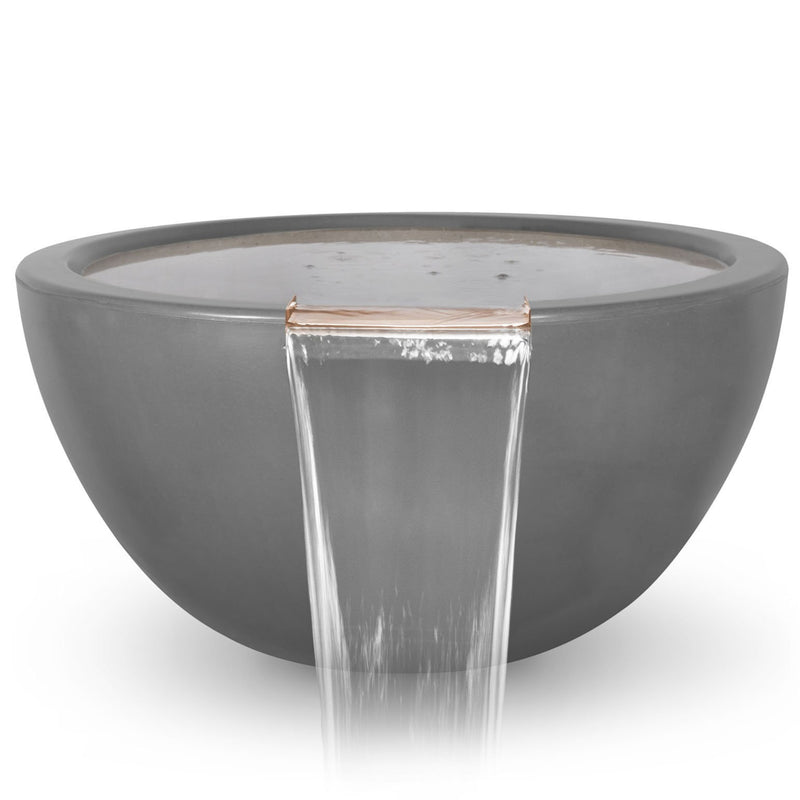 The Outdoor Plus Luna GFRC Water Bowl 30/38 inches