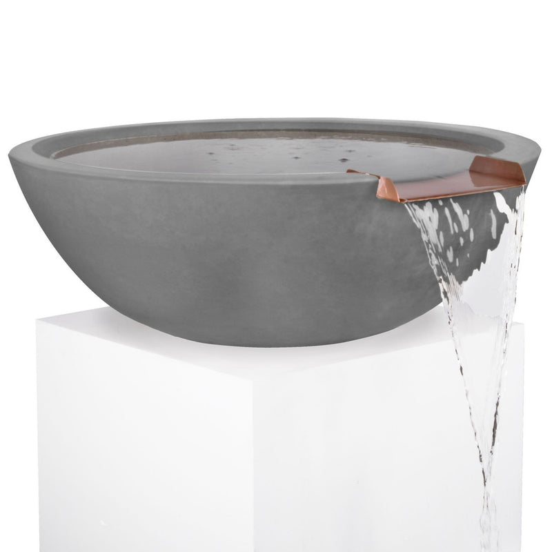 The Outdoor Plus Sedona GFRC Water Bowl 27/33 inches